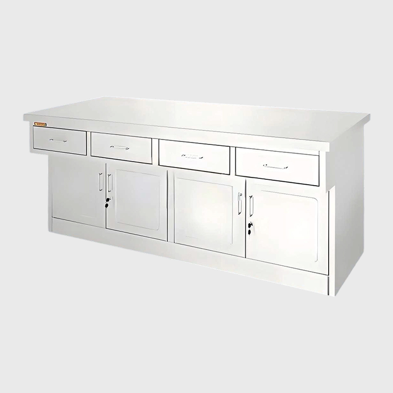 Hospital Stainless Steel Workbench with Drawers